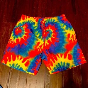 Men's Tie Dye Swimtrunks Medium